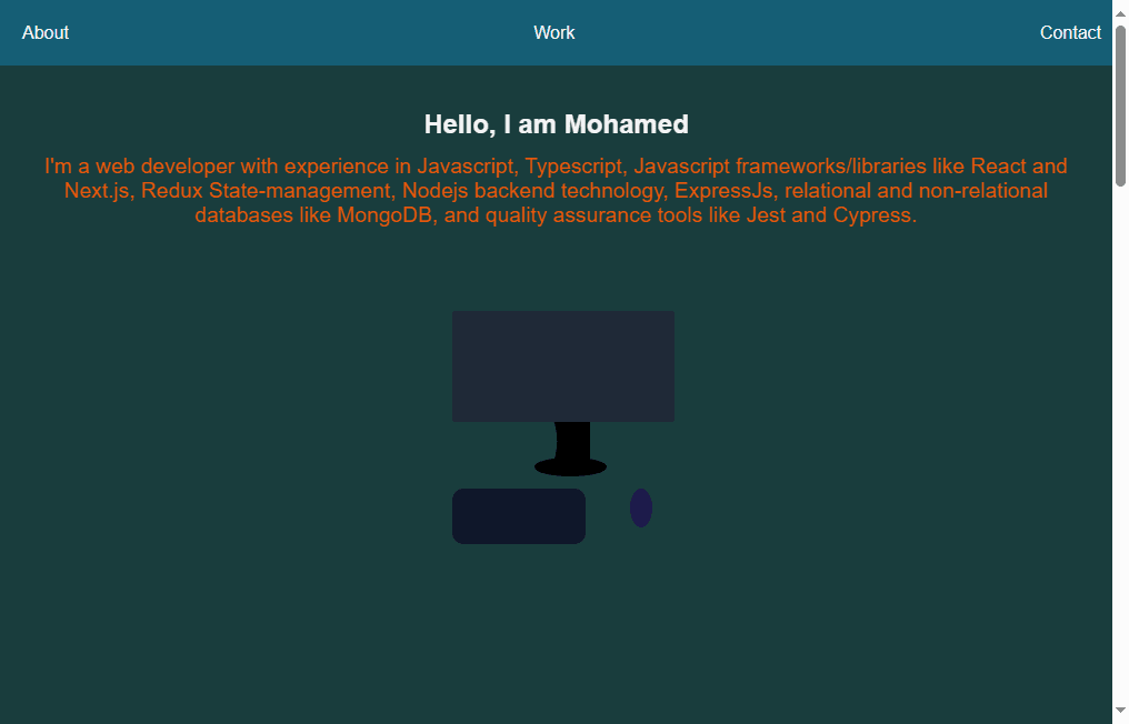 Personal Web Page