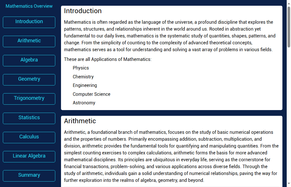 Technical Documentation Page